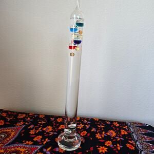 Gallileo 18" Standing Glass Thermometer